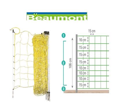 Beaumont - Electric Goat Fencing - 1.06m (42") x  50m (164') - Single Spike