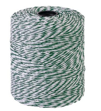 Beaumont - Classic - Twisted - White/Green Electrical Rope - 400 m