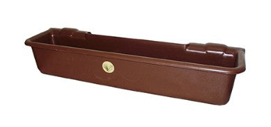 Hook Over Rail Feeder  - 50L - 48"L x 14"W x 9"D - Brown