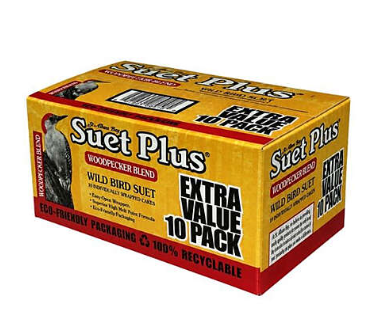 Suet Plus - WoodPecker Blend - Value Pack - 10 Pack