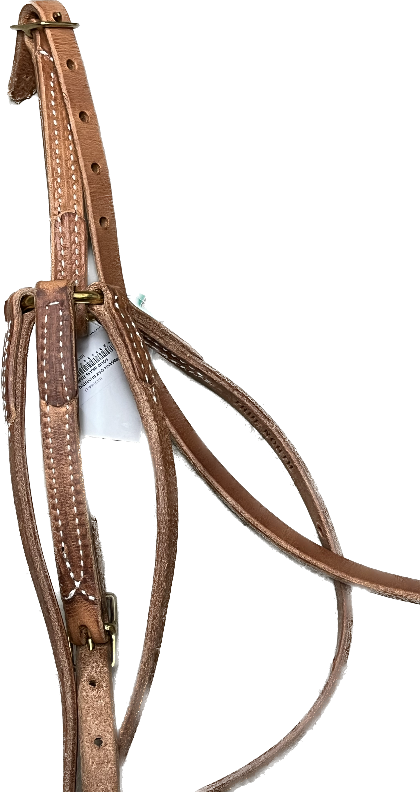 True North - Herman Oak Running Martingale Solid Brass