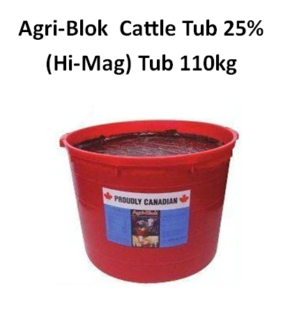 Agri-Blok - Cattle Tub 25% - Tub - 110kg