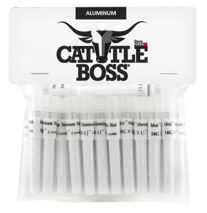 CattleBoss - Aluminum Hub Needles / 25 Pack