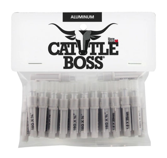 CattleBoss - Aluminum Hub Needles / 25 Pack