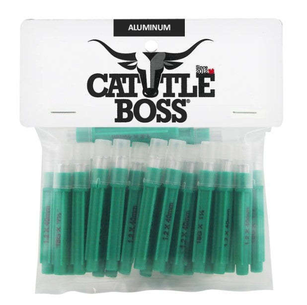 CattleBoss - Aluminum Hub Needles / 25 Pack