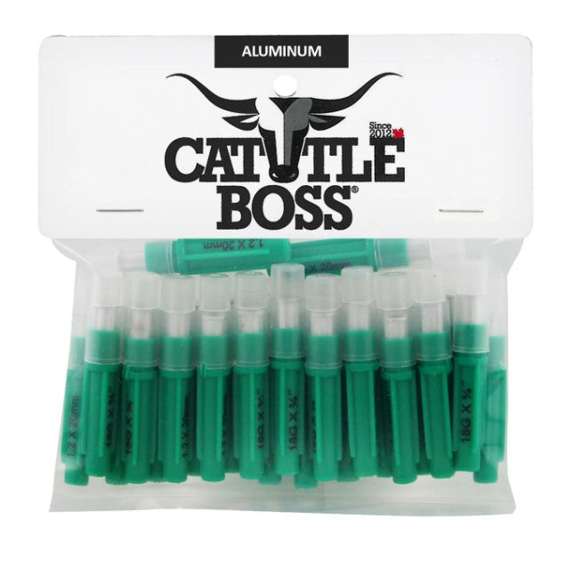 CattleBoss - Aluminum Hub Needles / 25 Pack