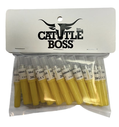 CattleBoss - Aluminum Hub Needles / 25 Pack