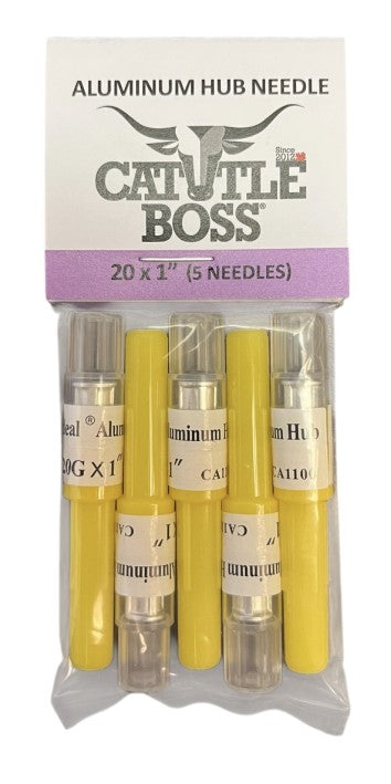 CattleBoss - Aluminum Hub Needles / 5 Pack