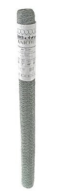 Chicken Wire - Galavanized - 1" x 1" - (48" x 50') 22 Gauge