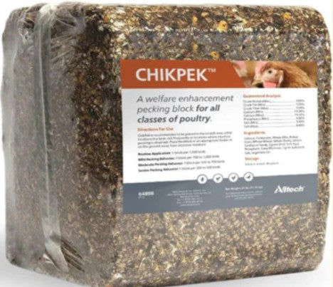 ChikPek - Peck Block - with Oyster Shell - 11.34kg