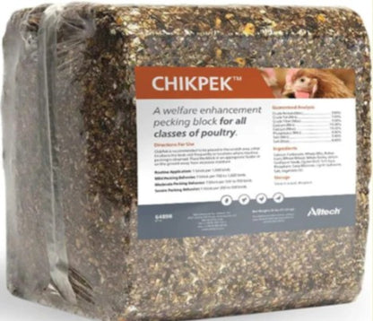 ChikPek - Peck Block - with Oyster Shell - 11.34kg