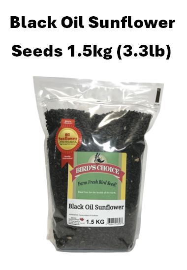 Black Oil Sunflower Seed - 1.5 Kg