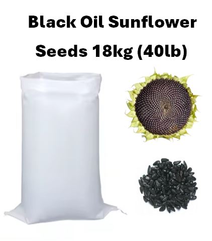 Black Oil Sunflower - 18 kg (40 lb)