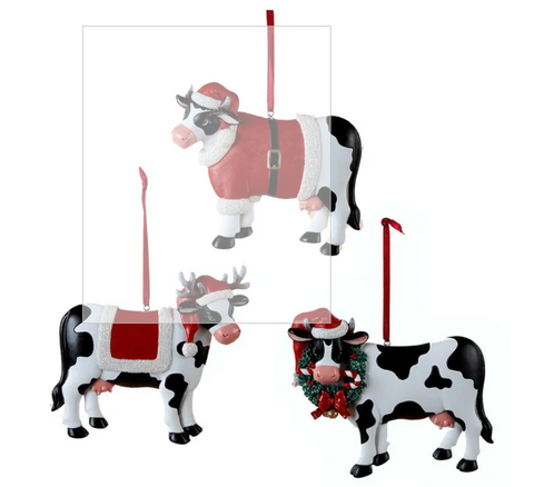 Kurt S. Adler - Christmas Cows Assorted