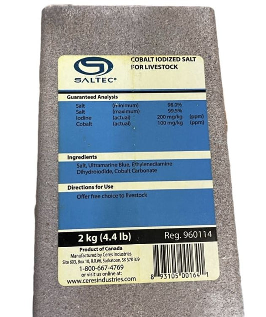 CJ - Cobalt Salt Lick - Saltec - 2kg