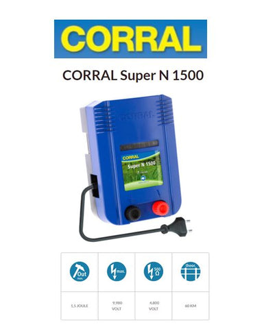 CORRAL - Super N 1500 - Energizer - 110V