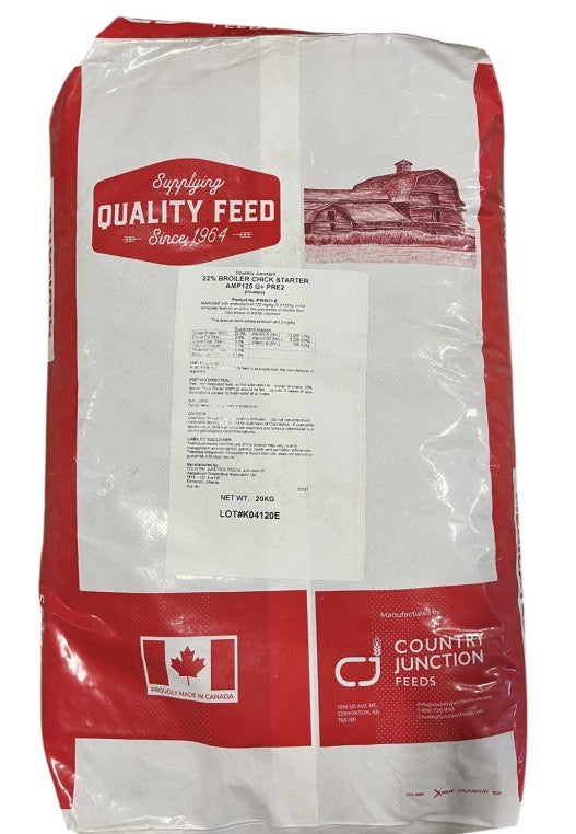 CJ - 22% MEDICATED Chick/Broiler (Poultry) Starter Crumbles