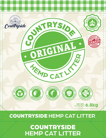Countryside Hemp Cat Litter - 6.8kg