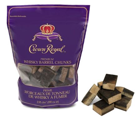 Crown Royal - Premium Whiskey Barrel Chunks - 1.5lbs (0.68kg)