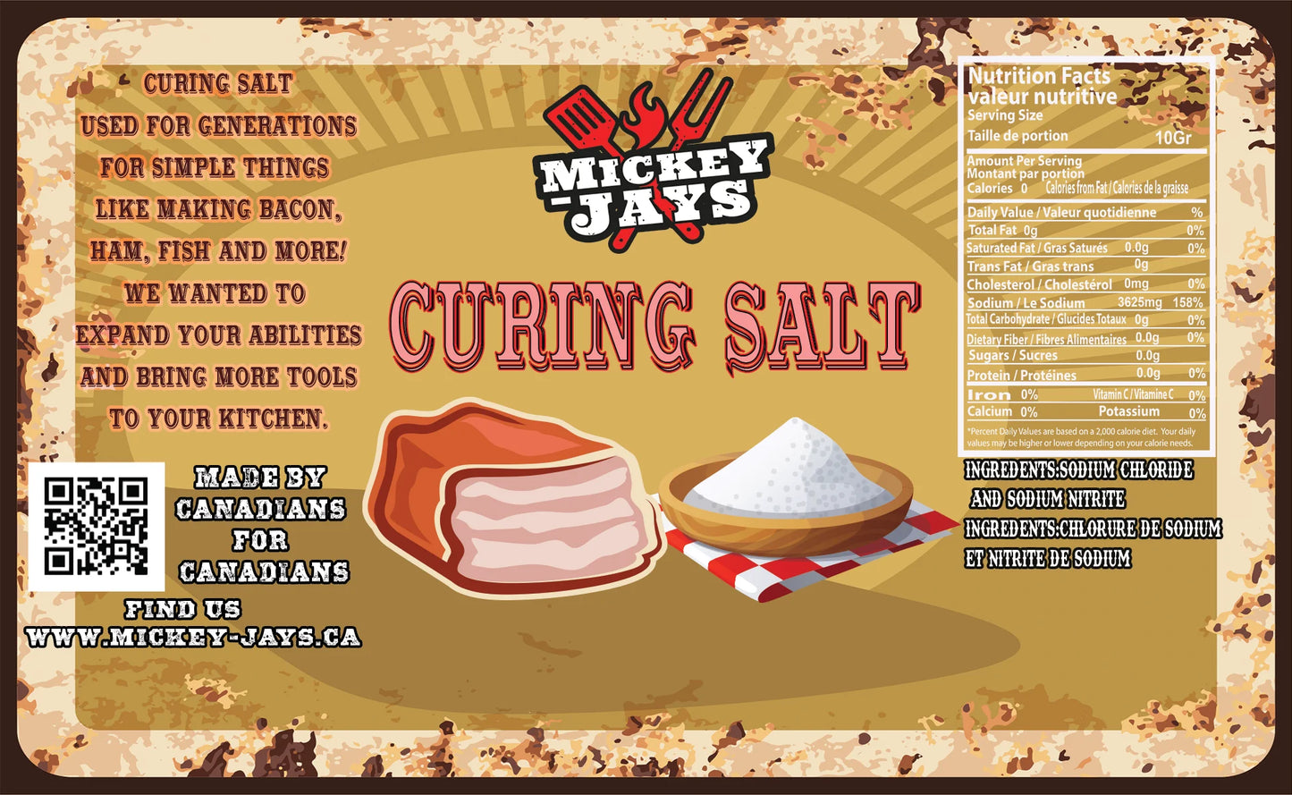 Mickey Jays - Curing Salt - 500g