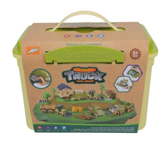 DIY - Take Apart Farm Toys - Truck & Stable Set