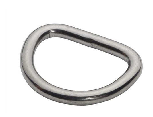 D-Ring - 1" - Nickle Plated Steel