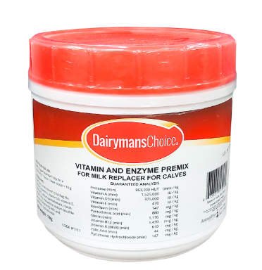 Dairyman's Choice - Vitamin & Enzyme Powder for Calves - 1kg