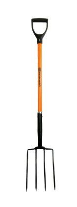 Fiberglass D-Grip Digging Fork - 4 Tine