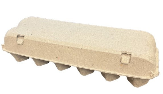 Egg Carton - Paper Pulp - 12 Egg Plain - No Printing - TN