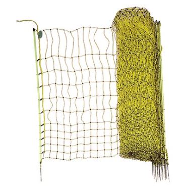 Electric Poultry Fencing - 1.12m (39") x  50m (164') with Single Spike Posts