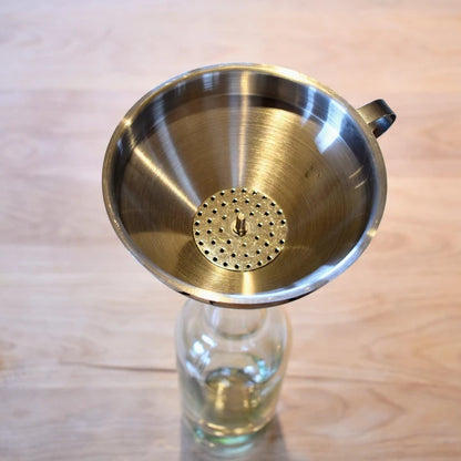 Stainless Steel Funnel with Strainer