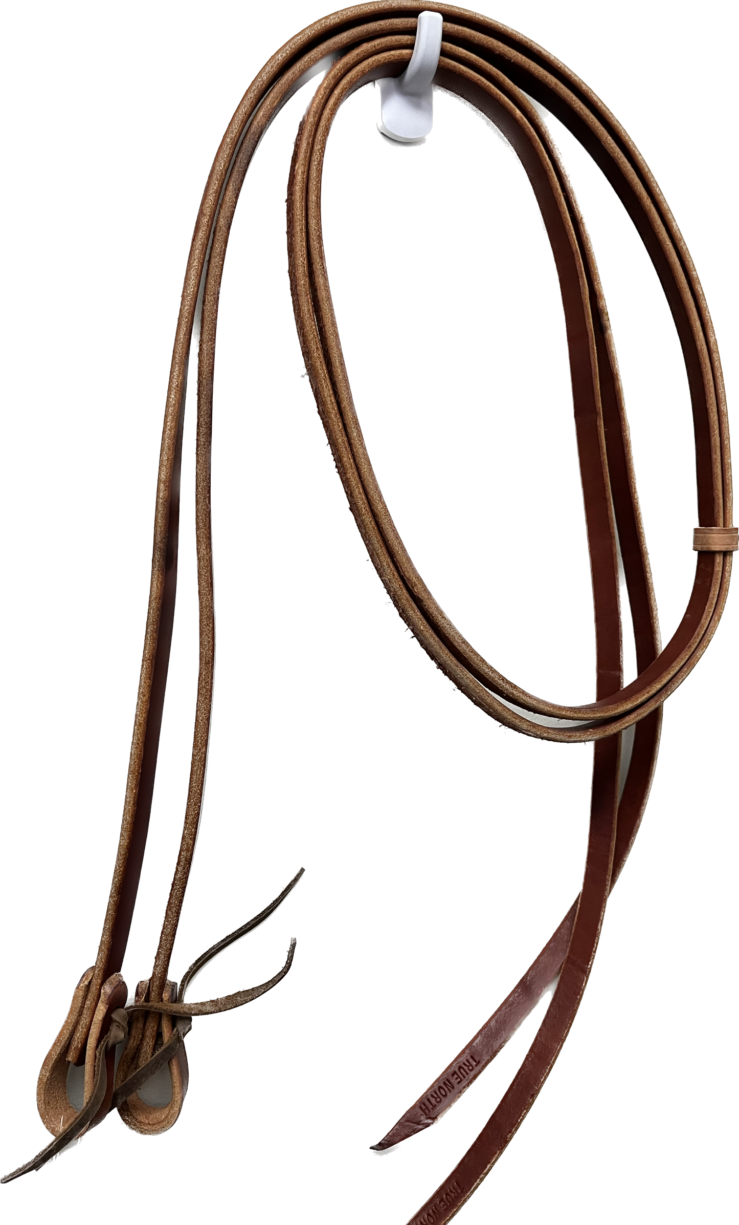 True North - Heavy Oil Waterloop Split Reins - 5/8" x 8'