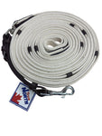 True North - 30' - Ribbed Cotton Web Lunge Line w/scissor snap