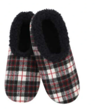 Snoozies - Men's Slippers - Flannel Plaid