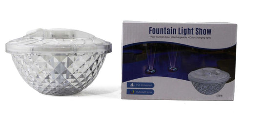 LED Solar Powered Fountain Light Show