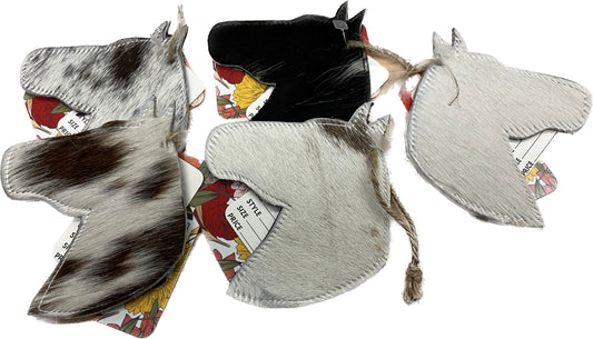 Hand Made Hide Holiday Ornaments