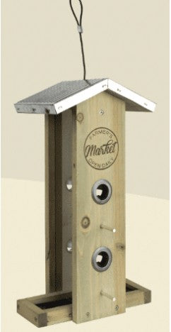 Nature's Way - Galvanized Roof Vertical Bird Feeder