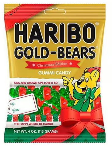 Christmas Candy - Haribo Holiday Edition Goldbear