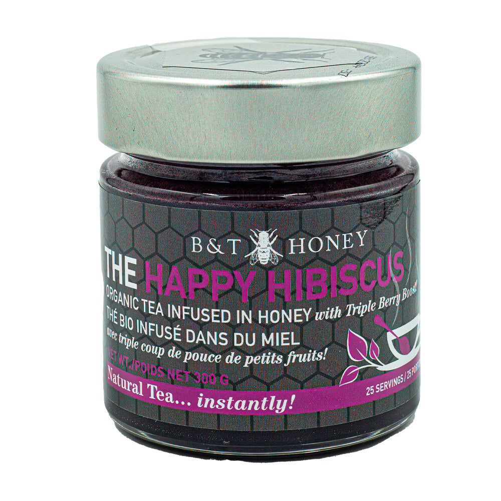 B&T Honey Tea Infused Honey - Happy Hibiscus