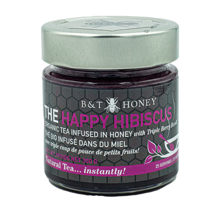 B&T Honey Tea Infused Honey - Happy Hibiscus