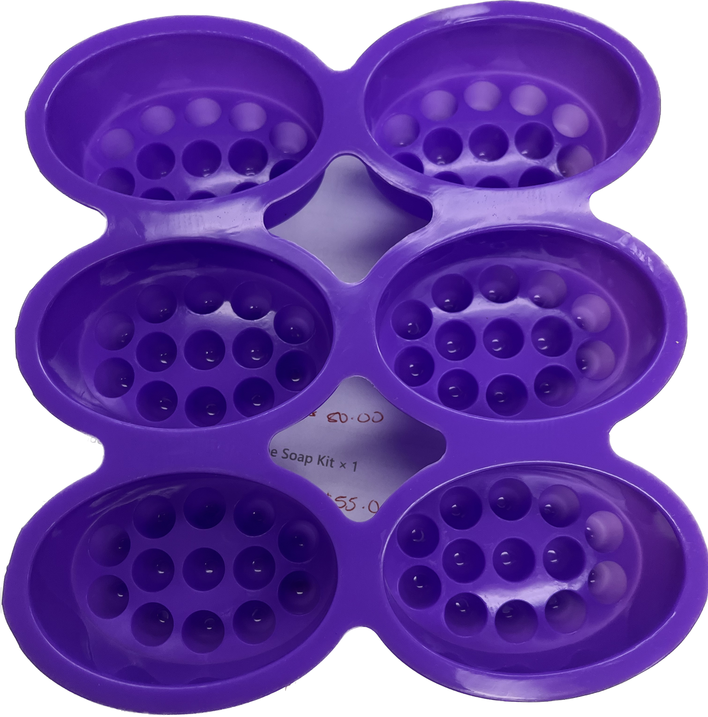 Soap Mold - Silicone - Spa Massage Oval Mold