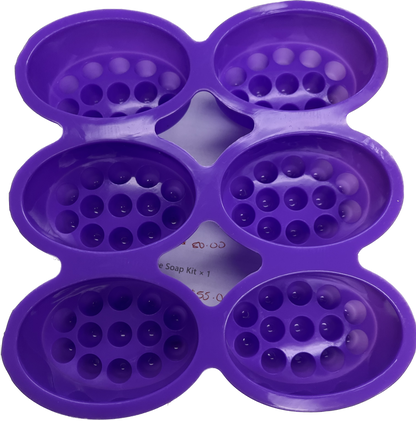Soap Mold - Silicone - Spa Massage Oval Mold