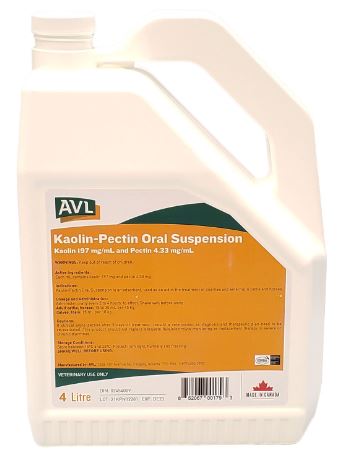 AVL - Kaolin - Pectin Oral Suspension - 4L