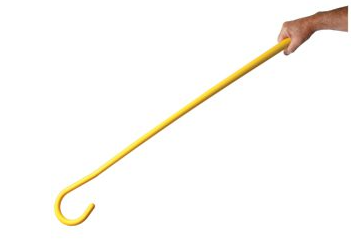 Shepherd's Crook - 35" (90cm) - Yellow - Kerbl