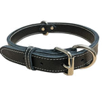 Leather Collar - D-Ring - Double Leather