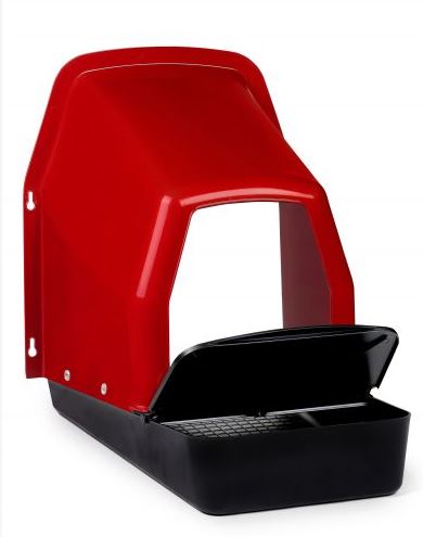 Little Giant - Deluxe Plastic Nesting Box - Red