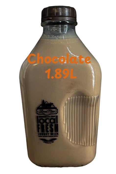 Lone Pine - Whole White or Chocolate Milk - Local Fresh Milk - (INCLUDES $3 BOTTLE DEPOSIT)