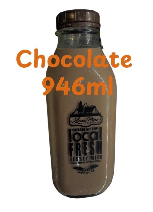Lone Pine - Whole White or Chocolate Milk - Local Fresh Milk - (INCLUDES $3 BOTTLE DEPOSIT)
