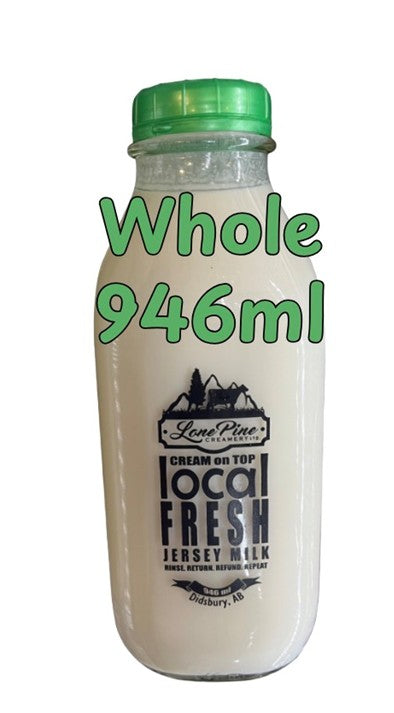 Lone Pine - Whole White or Chocolate Milk - Local Fresh Milk - (INCLUDES $3 BOTTLE DEPOSIT)
