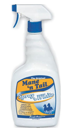 Mane 'N Tail - Spray 'N White - Spray On Shampoo Plus Conditioner - 32Fl Oz  (946ml)